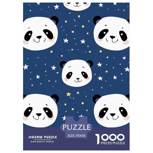 Panda 1000 Teile Jigsaw Puzzles Impossible Spiel Farbenfrohes Für Erwachsene Und Kinder 70x50cm/1000pcs Panda 1000 Teile Jigsaw Puzzles Impossible Spiel Farbenfrohes Für Erwachsene Und Kinder 70x50cm/1000pcs von BZZOLASP