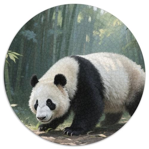 Panda 1000 Teile Wildtiere Puzzles-Geschenk Farbenfrohes Für Erwachsene Und Kinder 1000pcs (67.5x67.5cm) von BZZOLASP