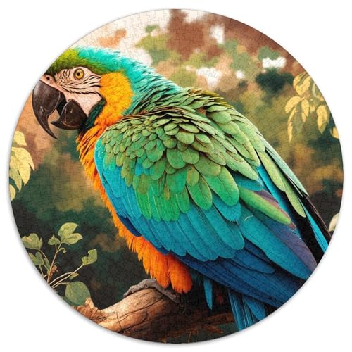 Papagei 1000 Stück Wildtiere Puzzles-Geschenk Impossible Game Farbenfrohes Für Erwachsene Und Kinder 1000pcs (67.5x67.5cm) von BZZOLASP