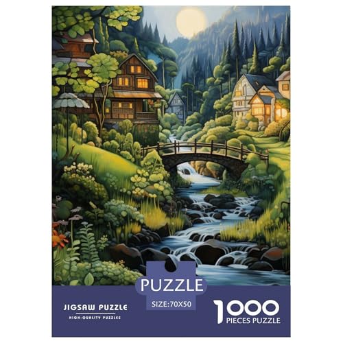 Paradies 1000 Stücke Animation Challenge Puzzle Farbenfrohes Clever Rätsel Für Erwachsene Und Kinder 70x50cm/1000pcs von BZZOLASP