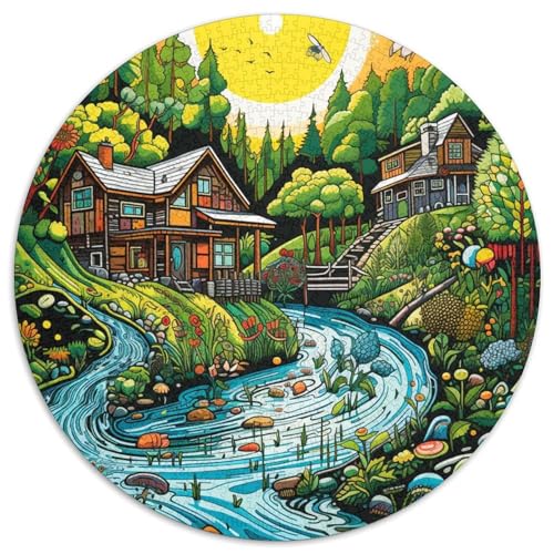Paradies 1000 Teile Animation Puzzles-Geschenk Farbenfrohes Für Erwachsene Und Kinder 1000pcs (67.5x67.5cm) von BZZOLASP