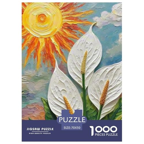 Peace Lilie 1000 Teile Landschaft Puzzles-Geschenk Impossible Spiel Farbenfrohes Für Erwachsene Und Kinder 70x50cm/1000pcs Peace Lilie 1000 Teile Landschaft Puzzles-Geschenk Impossible Spiel Farbenfrohes Für Erwachsene Und Kinder 70x50cm/1000pcs von BZZOLASP