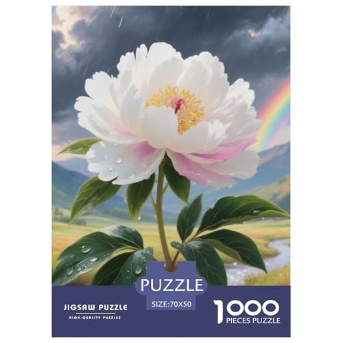 Peony 1000 Stücke Blumen Challenge Puzzle Impossible Spiel Farbenfrohes Für Erwachsene Und Kinder 70x50cm/1000pcs Peony 1000 Stücke Blumen Challenge Puzzle Impossible Spiel Farbenfrohes Für Erwachsene Und Kinder 70x50cm/1000pcs von BZZOLASP