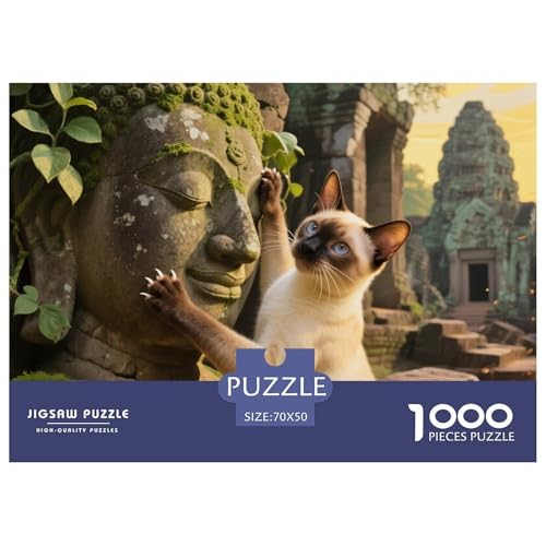 Persian Katze 1000 Teile Wildtiere Jigsaw Puzzles Clever Rätsel Farbenfrohes Für Erwachsene Und Kinder 70x50cm/1000pcs Persian Katze 1000 Teile Wildtiere Jigsaw Puzzles Clever Rätsel Farbenfrohes Für Erwachsene Und Kinder 70x50cm/1000pcs von BZZOLASP