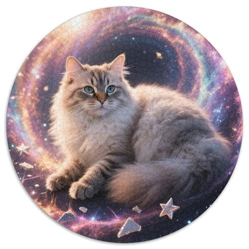 Persisch 1000 Teile Kreisförmiges Puzzle Impossible Spiel Clever Rätsel Für Erwachsene Und Kinder 1000pcs (67.5x67.5cm) von BZZOLASP