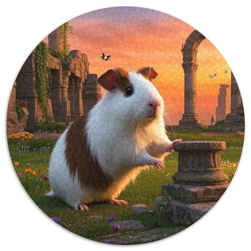 Peruvian Guinea Schwein 1000 Stück Wildtiere Jigsaw Puzzles Impossible Game Farbenfrohes Für Erwachsene Und Kinder 1000pcs (67.5x67.5cm) von BZZOLASP