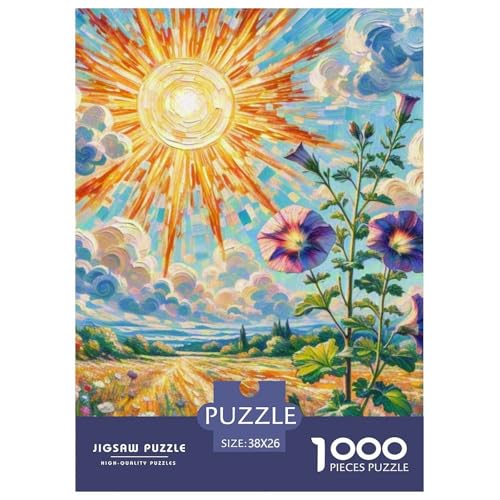 Petunia Hybride 1000 Teile Blumen Jigsaw Puzzles Impossible Spiel Clever Rätsel Für Erwachsene Und Kinder 38x26cm/1000pcs von BZZOLASP