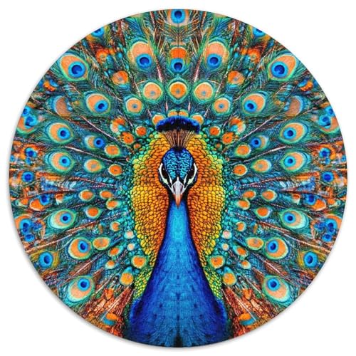 Pfauen 1000 Stück Animation Herausforderndes Puzzle Farbenfrohes Für Erwachsene Und Kinder 1000pcs (67.5x67.5cm) von BZZOLASP