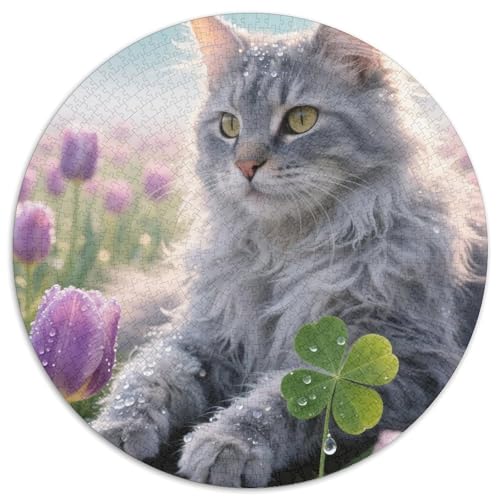 Ragamuffin 1000 Teile Haustier Puzzles-Geschenk Impossible Game Farbenfrohes Für Erwachsene Und Kinder 1000pcs (67.5x67.5cm) von BZZOLASP