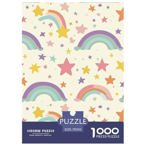 Regenbogen 1000 Stücke Herausforderndes Puzzle Clever Rätsel Farbenfrohes Für Erwachsene Und Kinder 70x50cm/1000pcs Regenbogen 1000 Stücke Herausforderndes Puzzle Clever Rätsel Farbenfrohes Für Erwachsene Und Kinder 70x50cm/1000pcs von BZZOLASP