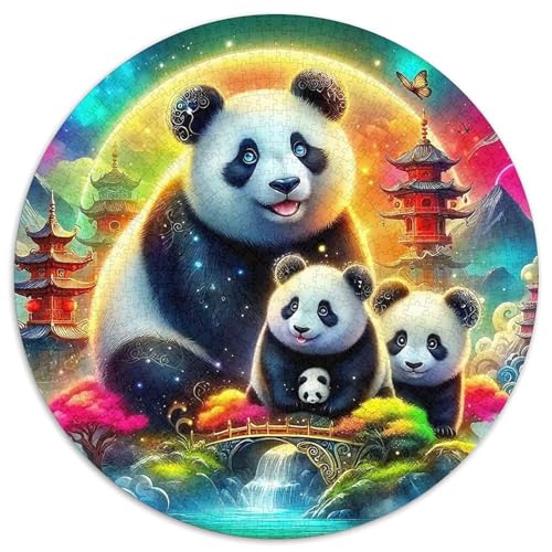 Riesenpanda 1000 Teile Riesenpanda Jigsaw Puzzles Impossible Game Farbenfrohes Für Erwachsene Und Kinder 1000pcs (67.5x67.5cm) von BZZOLASP