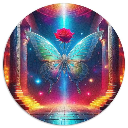 Rose 1000 Stück Rose Jigsaw Puzzles Farbenfrohes Clever Rätsel Für Erwachsene Und Kinder 1000pcs (67.5x67.5cm) von BZZOLASP