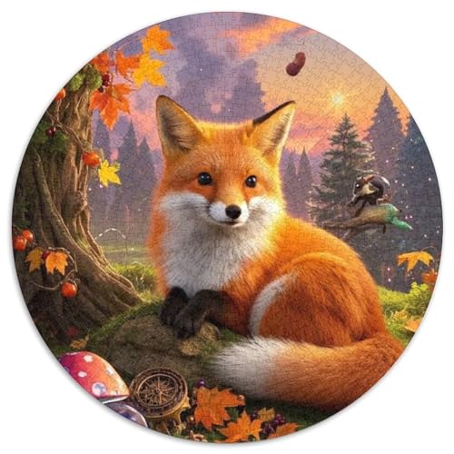 Roter Fuchs 1000 Teile Puzzles-Geschenk Impossible Spiel Farbenfrohes Für Erwachsene Und Kinder 1000pcs (67.5x67.5cm) von BZZOLASP