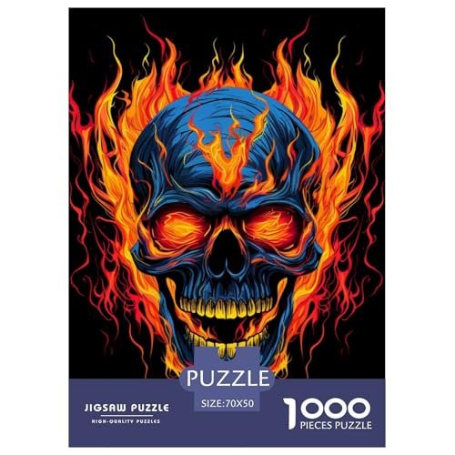 Schädel 1000 Stücke Challenge Puzzle Clever Rätsel Für Erwachsene Und Kinder 70x50cm/1000pcs Schädel 1000 Stücke Challenge Puzzle Clever Rätsel Für Erwachsene Und Kinder 70x50cm/1000pcs von BZZOLASP