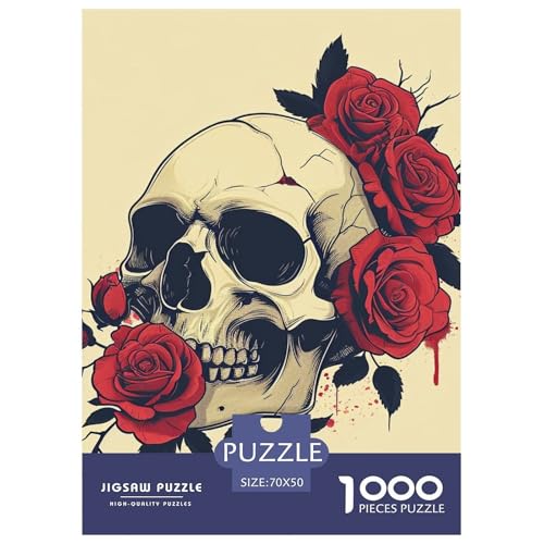 Schädel 1000 Teile Challenge Puzzle Clever Rätsel Clever Rätsel Für Erwachsene Und Kinder 70x50cm/1000pcs Schädel 1000 Teile Challenge Puzzle Clever Rätsel Clever Rätsel Für Erwachsene Und Kinder 70x50cm/1000pcs von BZZOLASP