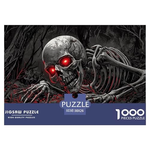 Schädel 1000 Teile Jigsaw Puzzles Clever Rätsel Farbenfrohes Für Erwachsene Und Kinder 38x26cm/1000pcs Schädel 1000 Teile Jigsaw Puzzles Clever Rätsel Farbenfrohes Für Erwachsene Und Kinder 38x26cm/1000pcs von BZZOLASP