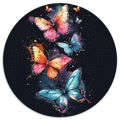 Schmetterling 1000 Stück Challenge Puzzle Clever Rätsel Farbenfrohes Für Erwachsene Und Kinder 1000pcs (67.5x67.5cm) von BZZOLASP