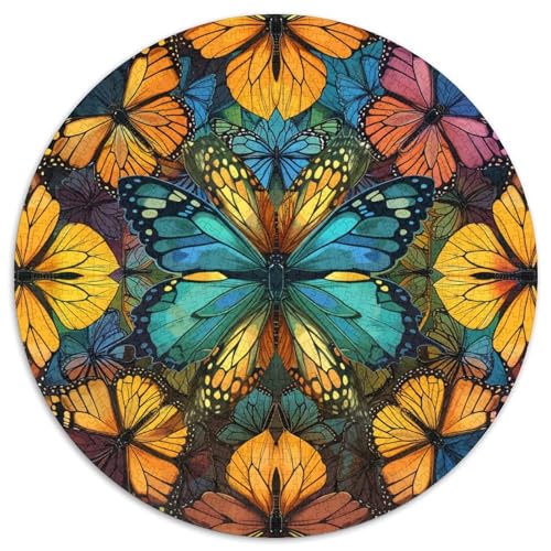 Schmetterling 1000 Stück Puzzle Für Erwachsene Impossible Spiel Farbenfrohes Für Erwachsene Und Kinder 1000pcs (67.5x67.5cm) von BZZOLASP