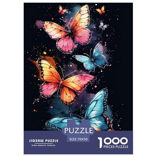 Schmetterling 1000 Stücke Challenge Puzzle Farbenfrohes Clever Rätsel Für Erwachsene Und Kinder 70x50cm/1000pcs Schmetterling 1000 Stücke Challenge Puzzle Farbenfrohes Clever Rätsel Für Erwachsene Und Kinder 70x50cm/1000pcs von BZZOLASP