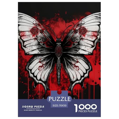 Schmetterling 1000 Stücke Challenge Puzzle Impossible Spiel Farbenfrohes Für Erwachsene Und Kinder 70x50cm/1000pcs Schmetterling 1000 Stücke Challenge Puzzle Impossible Spiel Farbenfrohes Für Erwachsene Und Kinder 70x50cm/1000pcs von BZZOLASP