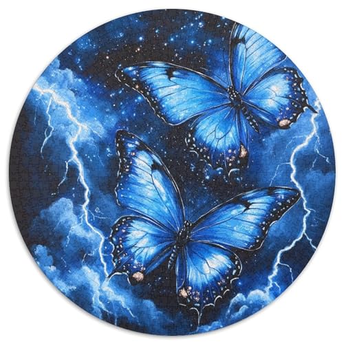 Schmetterling 1000 Teile Animation Jigsaw Puzzles Impossible Spiel Farbenfrohes Für Erwachsene Und Kinder 1000pcs (67.5x67.5cm) von BZZOLASP
