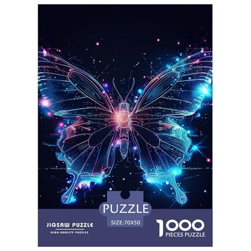 Schmetterling 1000 Teile Challenge Puzzle Farbenfrohes Clever Rätsel Für Erwachsene Und Kinder 70x50cm/1000pcs Schmetterling 1000 Teile Challenge Puzzle Farbenfrohes Clever Rätsel Für Erwachsene Und Kinder 70x50cm/1000pcs von BZZOLASP