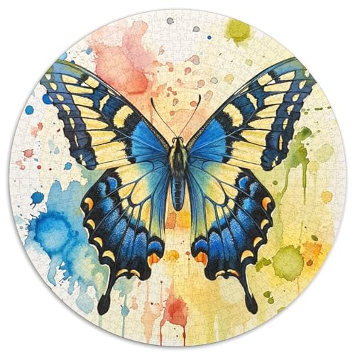 Schmetterling 1000 Teile Jigsaw Puzzles Impossible Spiel Farbenfrohes Für Erwachsene Und Kinder 1000pcs (67.5x67.5cm) von BZZOLASP