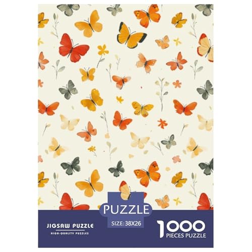 Schmetterling 1000 Teile Jigsaw Puzzles Impossible Spiel Farbenfrohes Für Erwachsene Und Kinder 38x26cm/1000pcs Schmetterling 1000 Teile Jigsaw Puzzles Impossible Spiel Farbenfrohes Für Erwachsene Und Kinder 38x26cm/1000pcs von BZZOLASP