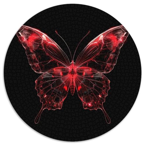 Schmetterling 1000 Teile Puzzles-Geschenk Clever Rätsel Farbenfrohes Für Erwachsene Und Kinder 1000pcs (67.5x67.5cm) von BZZOLASP