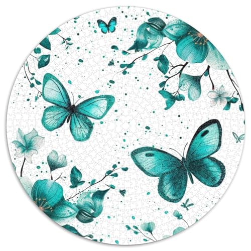 Schmetterling 1000 Teile Puzzles-Geschenk Impossible Spiel Clever Rätsel Für Erwachsene Und Kinder 1000pcs (67.5x67.5cm) von BZZOLASP