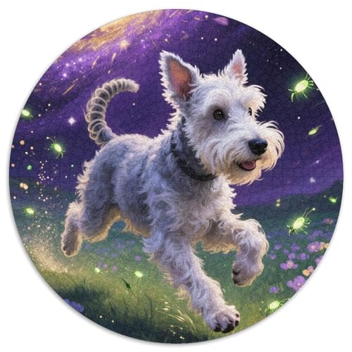 Schnauzer 1000 Stück Herausforderndes Puzzle Impossible Spiel Clever Rätsel Für Erwachsene Und Kinder 1000pcs (67.5x67.5cm) von BZZOLASP