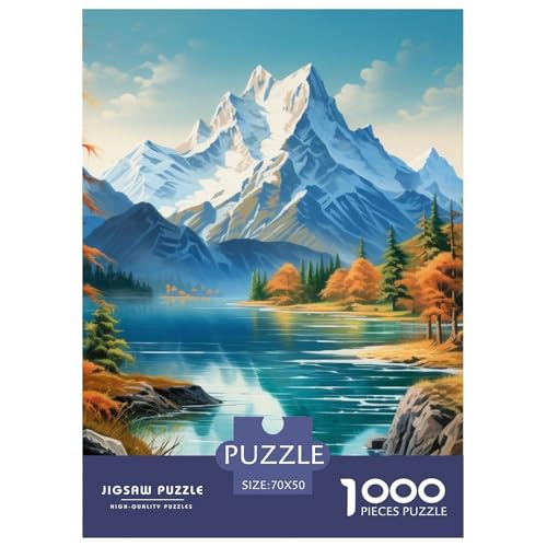 Seen und schneebedeckte Berge 1000 Stücke Animation Challenge Puzzle Farbenfrohes Für Erwachsene Und Kinder 70x50cm/1000pcs Seen und schneebedeckte Berge 1000 Stücke Animation Challenge Puzzle Farbenfrohes Für Erwachsene Und Kinder 70x50cm/1000pcs von BZZOLASP