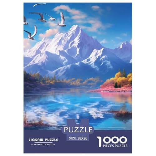 Seen und schneebedeckte Berge 1000 Teile Animation Jigsaw Puzzles Clever Rätsel Clever Rätsel Für Erwachsene Und Kinder 38x26cm/1000pcs Seen und schneebedeckte Berge 1000 Teile Animation Jigsaw Puzzles Clever Rätsel Clever Rätsel Für Erwachsene Und Kinder 38x26cm/1000pcs von BZZOLASP