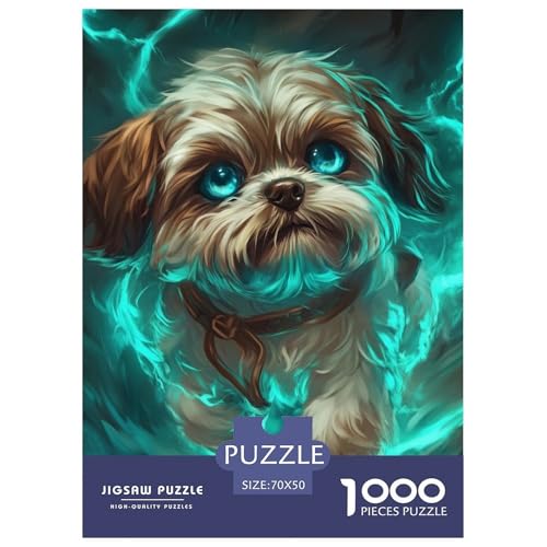 Shih Tzu 1000 Teile Animation Herausforderndes Puzzle Clever Rätsel Farbenfrohes Für Erwachsene Und Kinder 70x50cm/1000pcs Shih Tzu 1000 Teile Animation Herausforderndes Puzzle Clever Rätsel Farbenfrohes Für Erwachsene Und Kinder 70x50cm/1000pcs von BZZOLASP