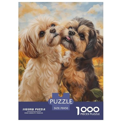 Shih Tzu 1000 Teile Animation Jigsaw Puzzles Clever Rätsel Clever Rätsel Für Erwachsene Und Kinder 70x50cm/1000pcs Shih Tzu 1000 Teile Animation Jigsaw Puzzles Clever Rätsel Clever Rätsel Für Erwachsene Und Kinder 70x50cm/1000pcs von BZZOLASP