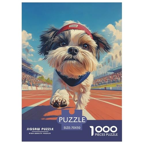Shih Tzu 1000 Teile Animation Puzzles-Geschenk Clever Rätsel Für Erwachsene Und Kinder 70x50cm/1000pcs Shih Tzu 1000 Teile Animation Puzzles-Geschenk Clever Rätsel Für Erwachsene Und Kinder 70x50cm/1000pcs von BZZOLASP