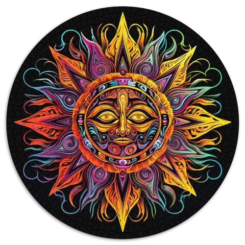 Sonne 1000 Stück Challenge Puzzle Impossible Spiel Clever Rätsel Für Erwachsene Und Kinder 1000pcs (67.5x67.5cm) von BZZOLASP