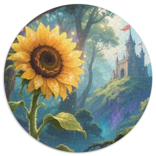 Sonnenblumen 1000 Teile Pflanze Jigsaw Puzzles Impossible Game Clever Rätsel Für Erwachsene Und Kinder 1000pcs (67.5x67.5cm) von BZZOLASP