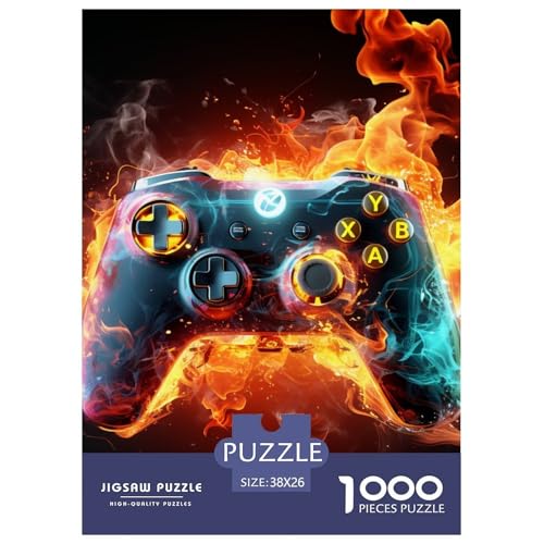 Spiel 1000 Stücke Challenge Puzzle Impossible Spiel Farbenfrohes Für Erwachsene Und Kinder 38x26cm/1000pcs von BZZOLASP