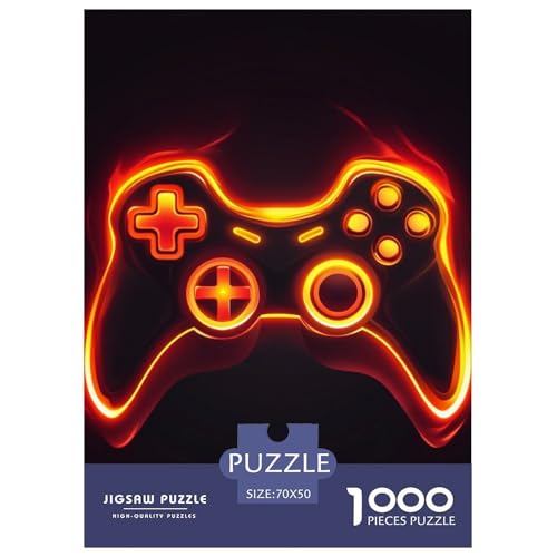 Spieler Gaming 1000 Stücke Spielpad Puzzle Für Erwachsene Farbenfrohes Clever Rätsel Für Erwachsene Und Kinder 70x50cm/1000pcs von BZZOLASP