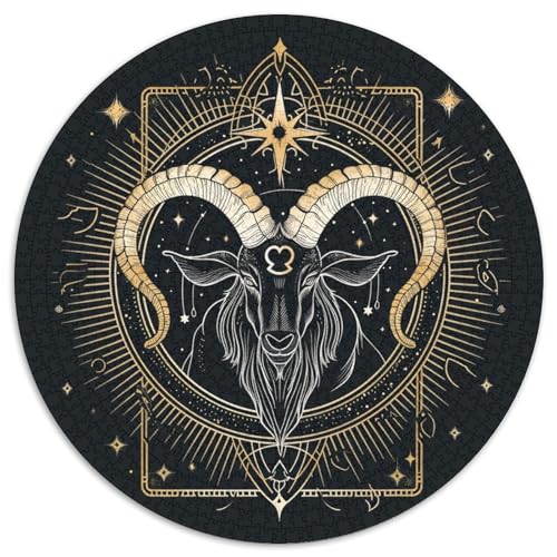 Steinbock 1000 Teile Jigsaw Puzzles Impossible Spiel Clever Rätsel Für Erwachsene Und Kinder 1000pcs (67.5x67.5cm) von BZZOLASP