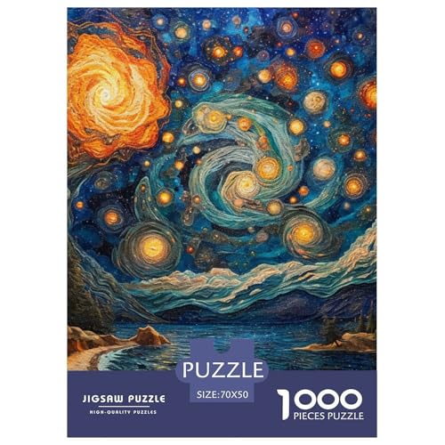 Sternenmeer 1000 Teile Challenge Puzzle Clever Rätsel Farbenfrohes Für Erwachsene Und Kinder 70x50cm/1000pcs Sternenmeer 1000 Teile Challenge Puzzle Clever Rätsel Farbenfrohes Für Erwachsene Und Kinder 70x50cm/1000pcs von BZZOLASP