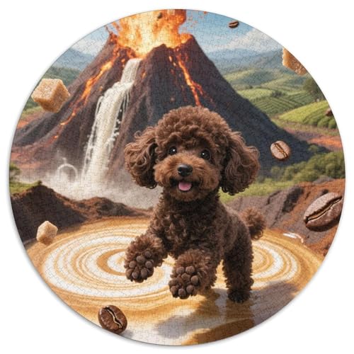 Teetasse Pudel 1000 Teile Puzzles-Geschenk Farbenfrohes Für Erwachsene Und Kinder 1000pcs (67.5x67.5cm) von BZZOLASP