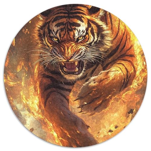 Tiger 1000 Stück Herausforderndes Puzzle Clever Rätsel Für Erwachsene Und Kinder 1000pcs (67.5x67.5cm) von BZZOLASP