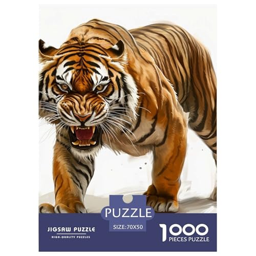 Tiger 1000 Teile Puzzle Für Erwachsene Impossible Spiel Farbenfrohes Für Erwachsene Und Kinder 70x50cm/1000pcs Tiger 1000 Teile Puzzle Für Erwachsene Impossible Spiel Farbenfrohes Für Erwachsene Und Kinder 70x50cm/1000pcs von BZZOLASP