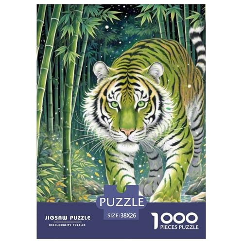Tiger 1000 Teile Tiere Herausforderndes Puzzle Farbenfrohes Farbenfrohes Für Erwachsene Und Kinder 38x26cm/1000pcs Tiger 1000 Teile Tiere Herausforderndes Puzzle Farbenfrohes Farbenfrohes Für Erwachsene Und Kinder 38x26cm/1000pcs von BZZOLASP