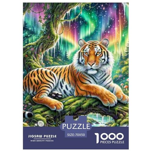 Tiger 1000 Teile Tiere Puzzle Für Erwachsene Clever Rätsel Farbenfrohes Für Erwachsene Und Kinder 70x50cm/1000pcs Tiger 1000 Teile Tiere Puzzle Für Erwachsene Clever Rätsel Farbenfrohes Für Erwachsene Und Kinder 70x50cm/1000pcs von BZZOLASP