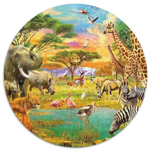 Tiger und Löwen 1000 Teile Puzzles-Geschenk Clever Rätsel Für Erwachsene Und Kinder 1000pcs (67.5x67.5cm) von BZZOLASP