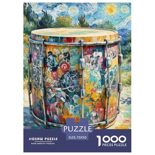 Trommel 1000 Teile Musikinstrument Puzzles-Geschenk Impossible Spiel Farbenfrohes Für Erwachsene Und Kinder 70x50cm/1000pcs Trommel 1000 Teile Musikinstrument Puzzles-Geschenk Impossible Spiel Farbenfrohes Für Erwachsene Und Kinder 70x50cm/1000pcs von BZZOLASP