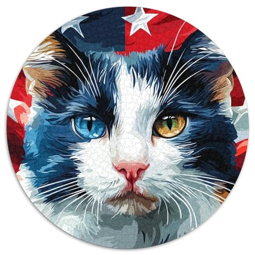 USA Kurzhaar 1000 Teile Animation Kreisförmiges Puzzle Impossible Spiel Clever Rätsel Für Erwachsene Und Kinder 1000pcs (67.5x67.5cm) von BZZOLASP